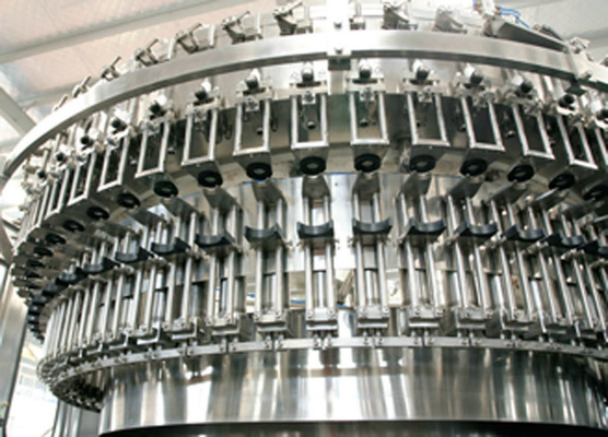Carbonated Automatic Bottle Filling Machine , 65 Head Soft Drink Filling Machine