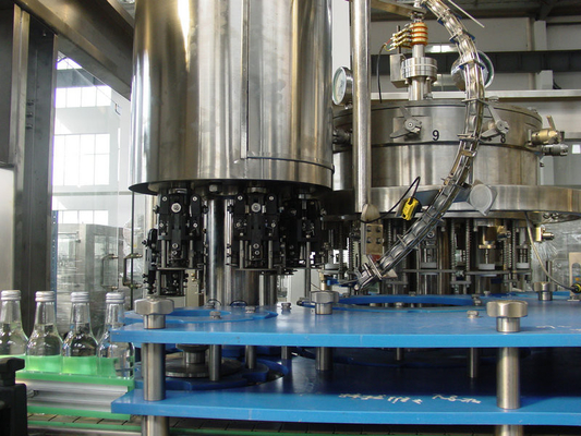 Soda / Soft Drink Filling Machine Line For Glass Bottle , 2000BPH