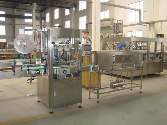 Etichettatrice della bottiglia di sicurezza, etichettatrice della colla calda della colata federazione di rotolo automatica