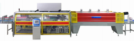 L'imballaggio con involucro termocontrattile ad alta velocità del calore cinque trifasi a macchina allinea 380V 50Hz